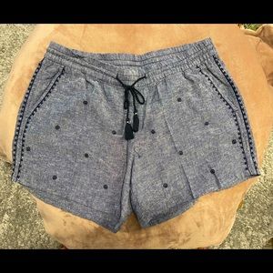 Women’s shorts size L Blue chambray